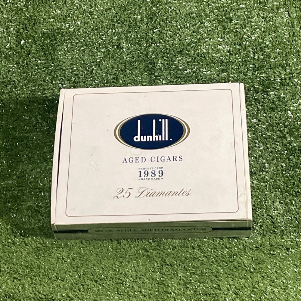 Dunhill Aged Cigars 25 Diamantes 1989 Empty Presentation Box Vintage Tobacciana‎